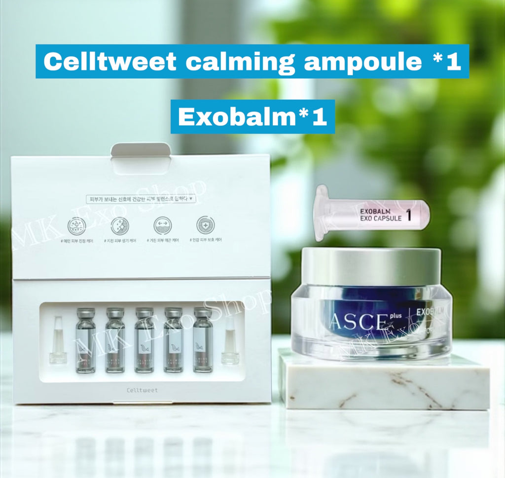Celltweet ampoule+Asce plus Exobalm超值套裝super value set